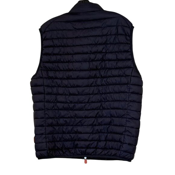 Save The Duck Men's Remo Water Resistant Packable Puffer Vest Black Size XXL - Picture 2 of 6